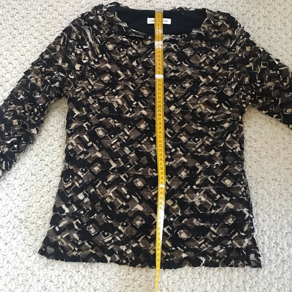 Coldwater Creek Ruffled Layered Top - Picture 8 of 14